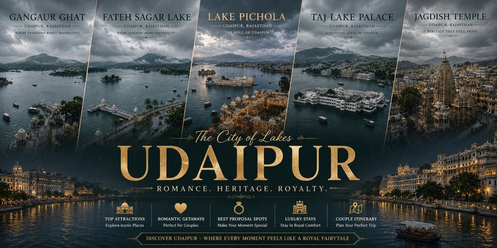 Udaipur Travel Guide 2026: Things to Do, Romantic Places, Best Proposal Spots, Luxury Hotels & Couple Itinerary