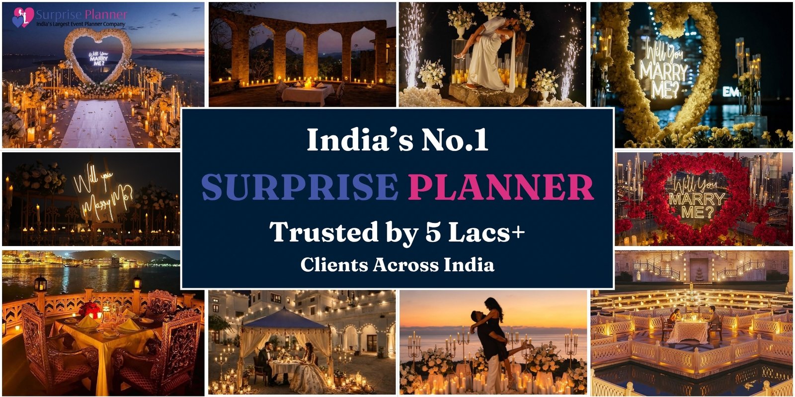 India’s No.1 Surprise Planner – Trusted by 5 Lacs+ Clients Across India
