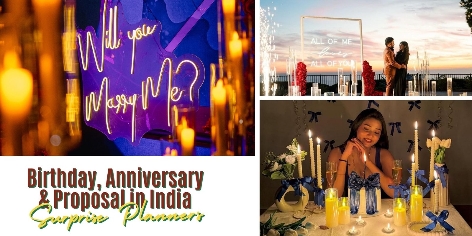 Surprise Planners | Birthday, Anniversary & Proposal in India