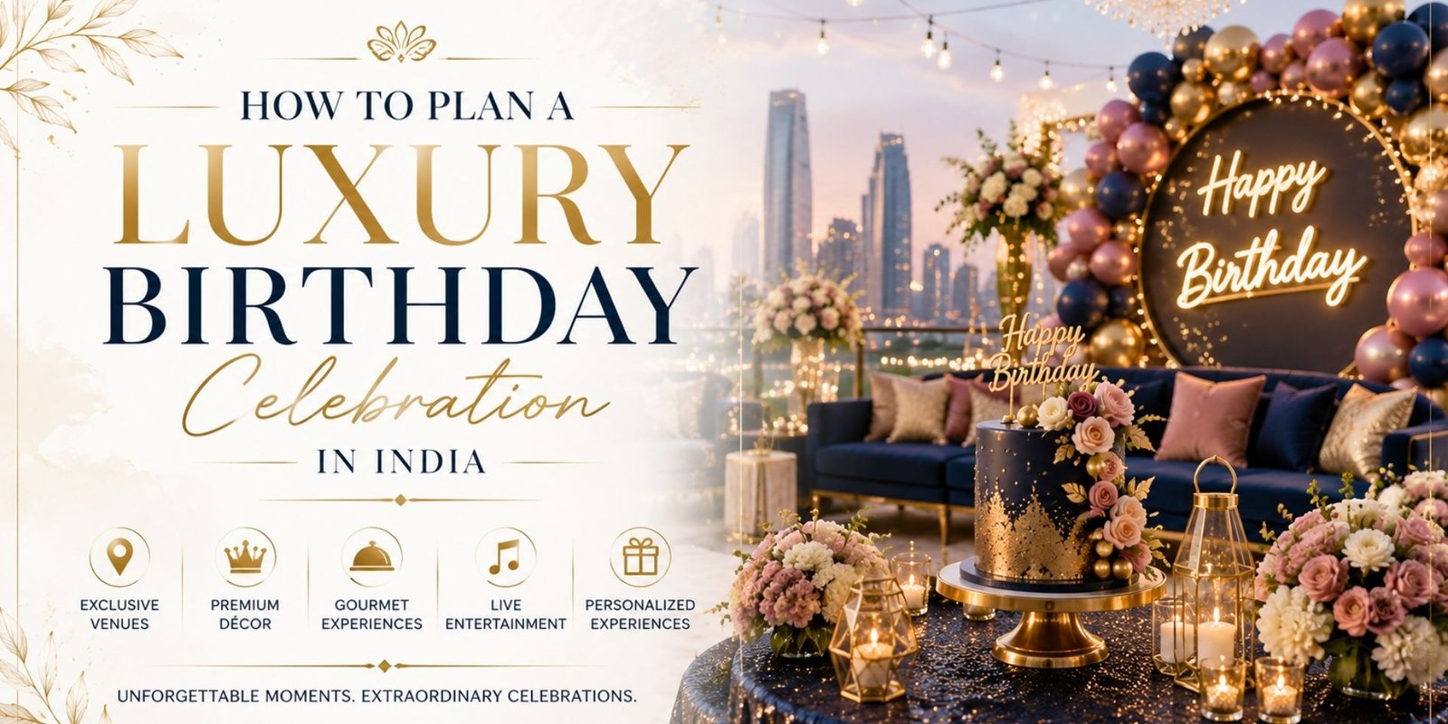How to Plan a Luxury Birthday Celebration in India