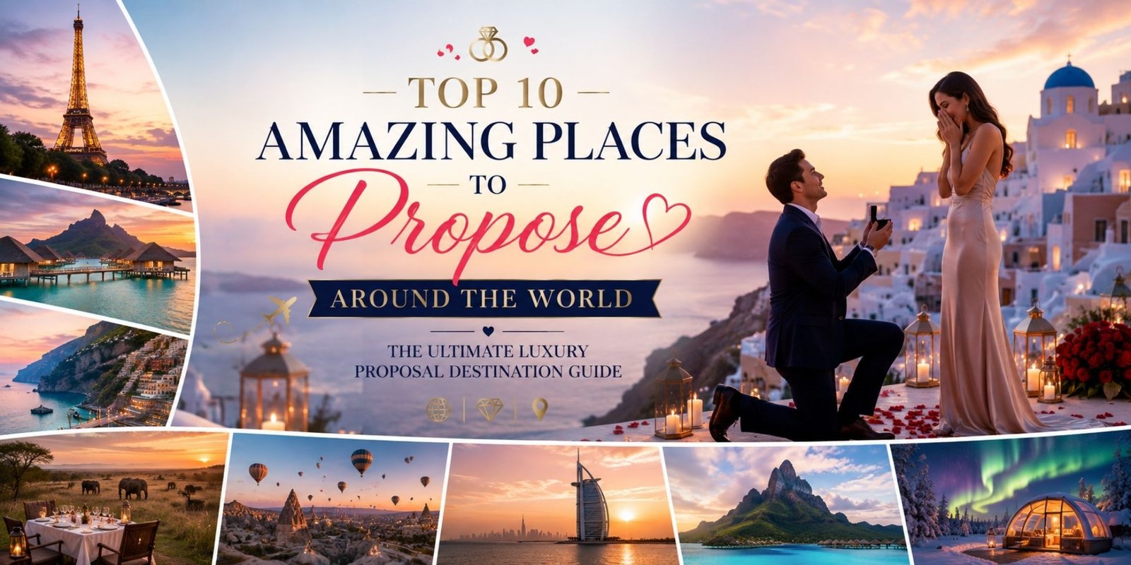 Top 10 Amazing Places to Propose Around the World: The Ultimate Luxury Proposal Destination Guide