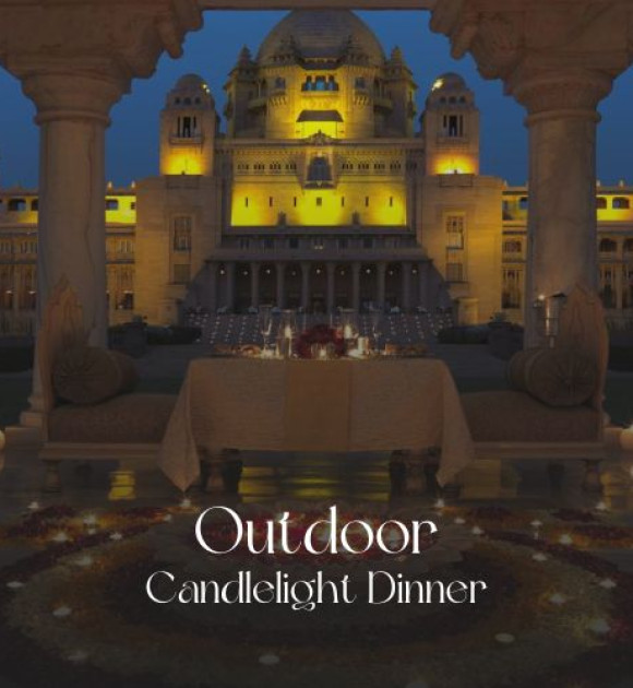 Outdoor Candlelight Dinner