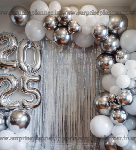 Happy New Year Balloon Decoration