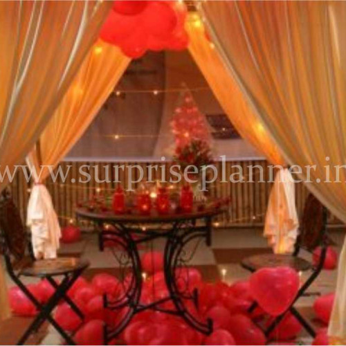 Romantic Cabana Setup Decoration at Home in Jaipur