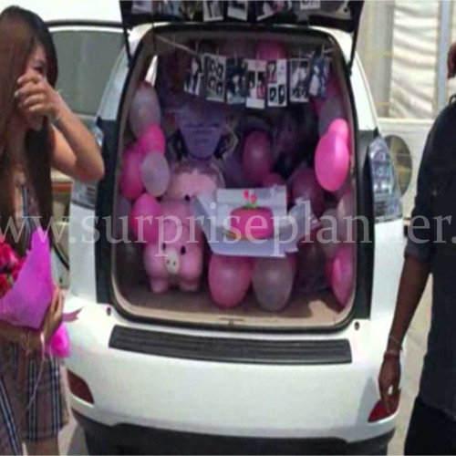 Car Boot Balloon surprise Decoration in Jaipur