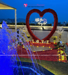 Heart Ring Marry Me Proposal Setup