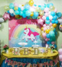 Unicorn Baby Birthday decor in jaipur 