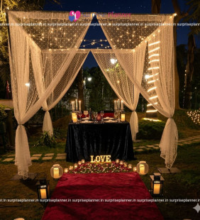 Cabana Candle Light Dinner at Sanskar Resort