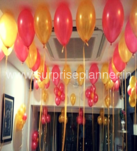 balloon surprise decor 