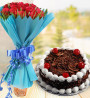 Cake and Bouquet Delivery Combo