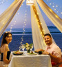 Cabana Setup With Marry Me Letter in Goa