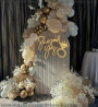 Oh Boy Garland Balloon Backdrop Decoration