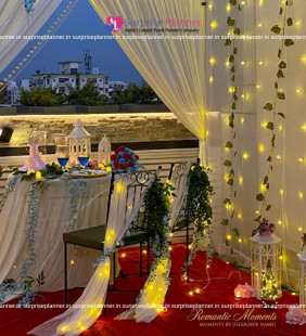 Candle Light Dinner with Cabana Experience