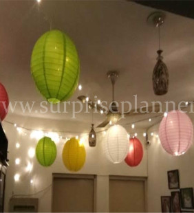 Paper Lantern Birthday Decoration  