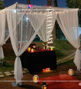 Cabana Candle Light Dinner at Sanskar Resort