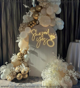 Oh Boy Garland Balloon Backdrop Decoration