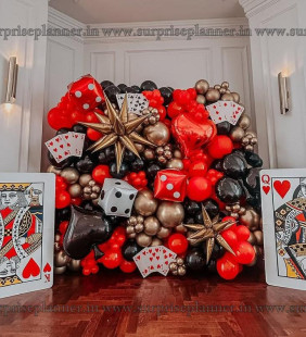 High-Stakes Casino Night Theme Decor