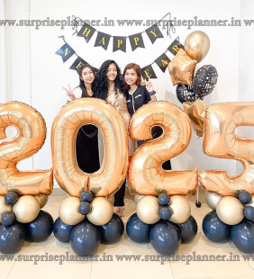 New year Balloon Decoration